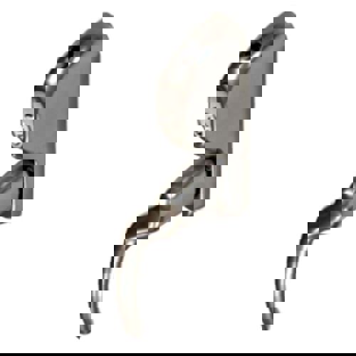 Terrassedørsgreb m/6-stifts cylinder - Mat - Venstre