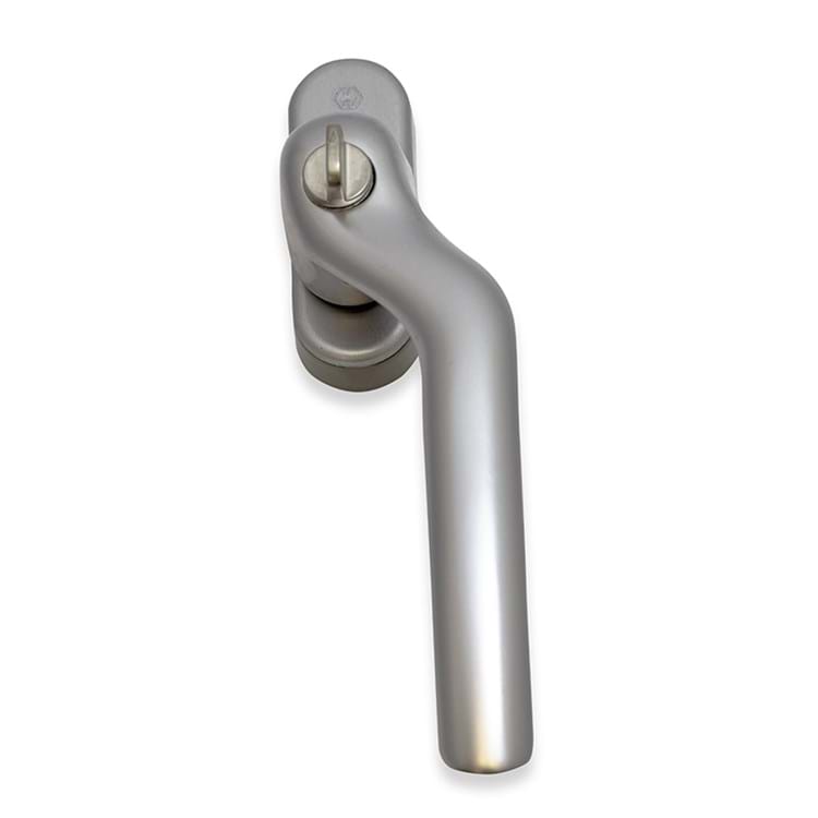 Terrassedørsgreb med spærre - Mat - Højre