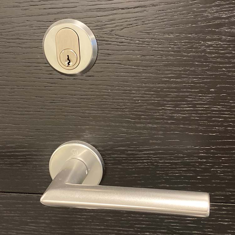 Facadedørsgreb - DG2 - Inkl. Cylinder og Vrider